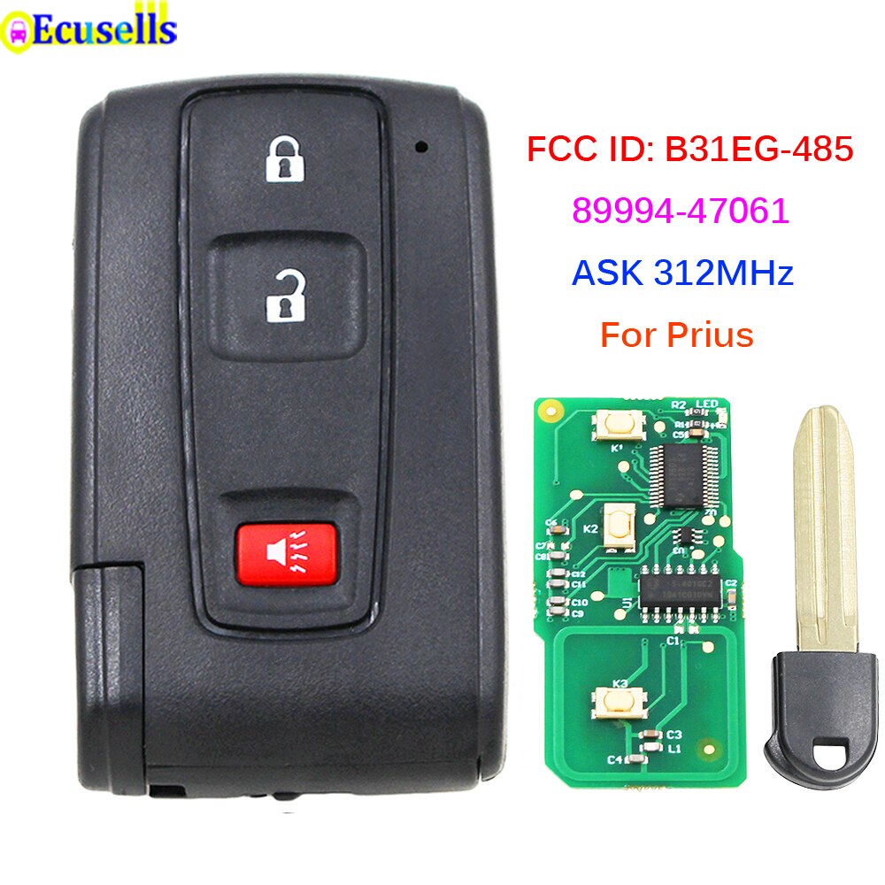 2 + 1 ư ASK 312MHz  Ű fob for Toyota Prius Hy..
